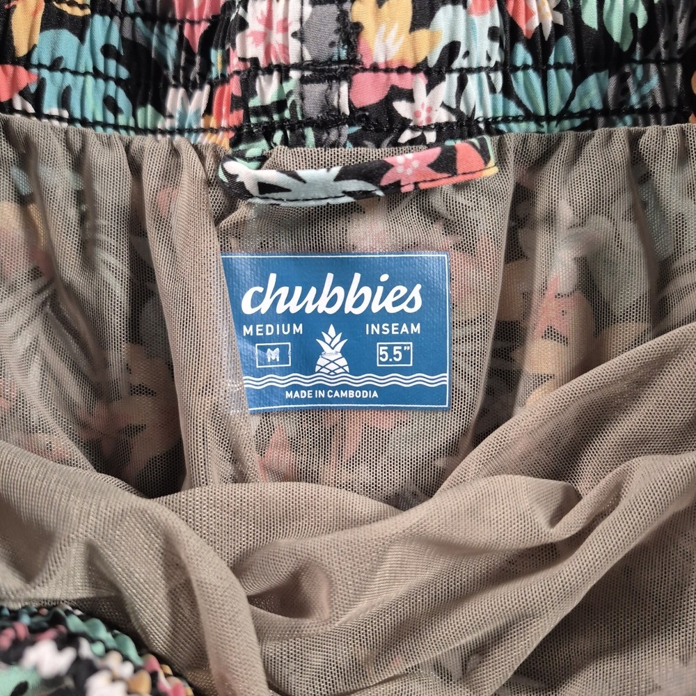 Chubbies The Bloomerangs 5.5" Classic Swim Trunks Medium Board Shorts Lined - Picture 2 of 5